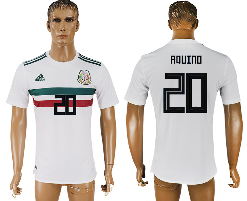 2018 world cup Maillot de foot Mexico #20 AQUINO